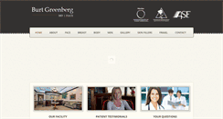 Desktop Screenshot of burtgreenbergmd.com